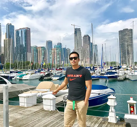 aiman at dusable harbor